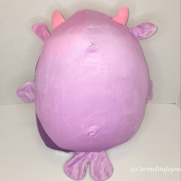STASIA 🐄 Purple & Pink Sea Cow Original Squishmallow by Kelly Toy ☆》NWT《☆ - Picture 5 of 8